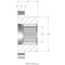 Brewer Machine & Gear QD Bushing Idler, SDS, Needle Bearing Bearing, 1" Bore SDS-F - alternate 3